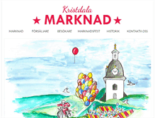 Tablet Screenshot of kristdalamarknad.se